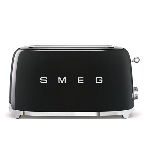 Smeg Retro Style 4 Slice Toaster Extra Wide - Black