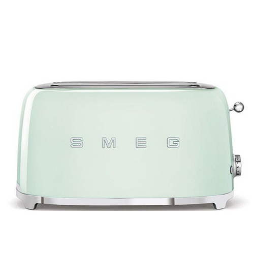 Smeg Retro Style 4 Slice Toaster Extra Wide - Pastel Green