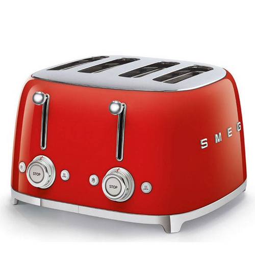 Smeg Retro Style 4 Slice Toaster - Red