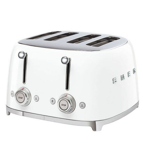 Smeg Retro Style 4 Slice Toaster - White